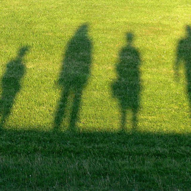 Schatten von Menschen